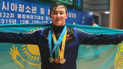Ауыр атлет Нұрғиса Әділетұлы Азия чемпионатының күміс жүлдегері атанды
