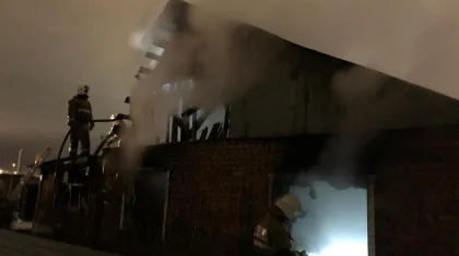 Елордада жер үй өртеніп, екі бала зардап шекті