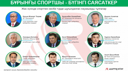 Бұрынғы спортшы – бүгінгі саясаткер