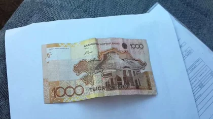 Полиция инспекторына мың теңге берген тараздық 252 мың теңге айыппұл төлейді