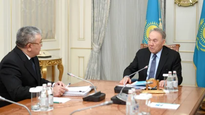 Елбасы Жоғары Сот кеңесінің төрағасын қабылдады