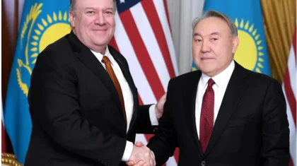 Нұрсұлтан Назарбаев Майк Помпеомен кездесті