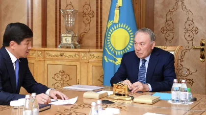 Назарбаев Бауыржан Байбекті қабылдады