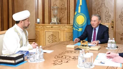 Нұрсұлтан Назарбаев Бас мүфтиді қабылдады