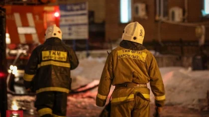 Павлодарда дөңгелек жөндеу орны өртенді