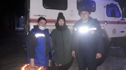 Ақмола облысында қар құрсауында қалған жүкті әйел құтқарылды