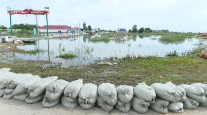 Мақтааралда су басқан ауыл шенділері зардап шеккендерге жиналған ақшаны алмақ болған