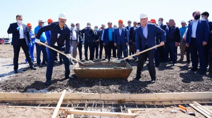 Түркістан облысының Мырзакент ауылында жаңа шағын ауданның құрылысы басталды