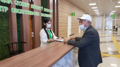 Түркістан облысында қызмет орталықтары жұмысын қайта бастады