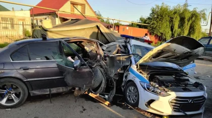 Блок-бекетте 2 полицейдің өмірін қиған жүргізуші 6 жыл құқық қорғау органында жұмыс істеген