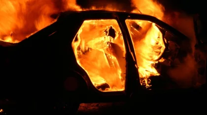БҚО тұрғыны адам өлтіргенін жасыру үшін өз көлігін өртеп жіберген