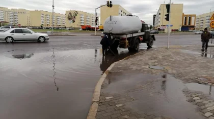 Елордада бір түнде жаңбырдың жарты айлық мөлшері жауды