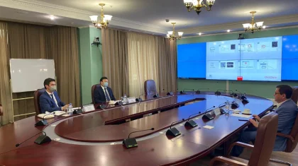 Алексей Цой Ресей денсаулық сақтау вице-министрімен кездесті