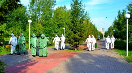 Нұр-Сұлтанда дезинфекция жүргізілді