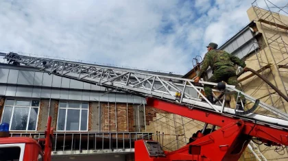 Көкшетауда мәдениет сарайынан өрт шықты