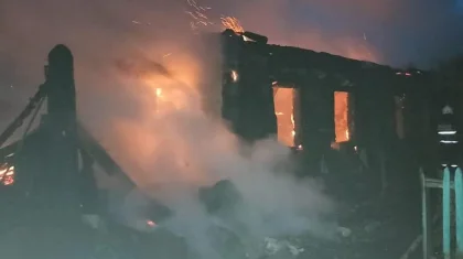 Солтүстік Қазақстан облысында жер үй өртеніп, 4 адам қайтыс болды
