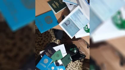Көкшетауда құжаттарды қолдан жасап келген цех анықталды