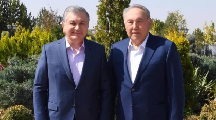 Нұрсұлтан Назарбаев Өзбекстан Президентімен кездесті