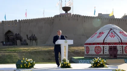 Нұрсұлтан Назарбаев Түркістан қаласына келді