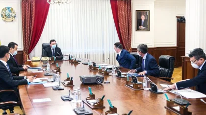 Асқар Мамин Еуразиялық даму банкінің басқарма төрағасын қабылдады