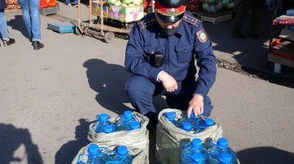 Петропавлда көшеде спирт сатқандар ұсталды