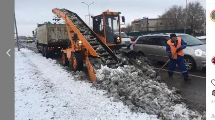 Нұр-Сұлтанда қар тазалау жұмыстары басталды