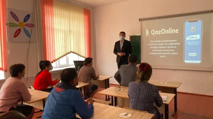 Жамбыл облысында дүнген ұлтының өкілдеріне қазақ тілі мобильді қосымшамен оқытылмақ