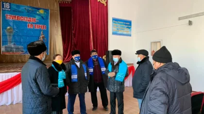 «Nur Otan» партиясының өкілдері Қызылорда облысының тұрғындарымен кездесті