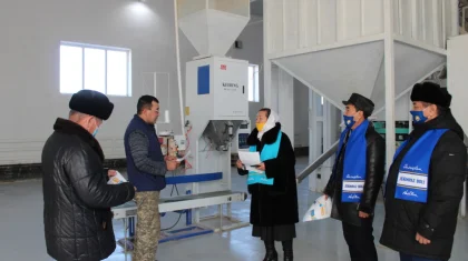 Қызылорда облысындағы «Күріш ақтау» зауытында экспромт-кездесу өтті