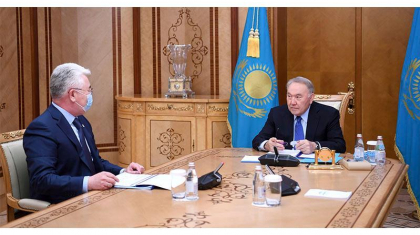 Нұрсұлтан Назарбаев Бейбіт Атамқұловты қабылдады
