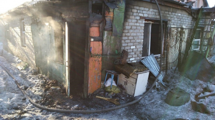 Павлодарда өрт кезінде анасы мен қызы зардап шекті