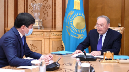 Нұрсұлтан Назарбаев Бауыржан Байбекті қабылдады