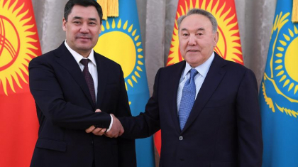 Нұрсұлтан Назарбаев Қырғызстан Президентімен кездесті