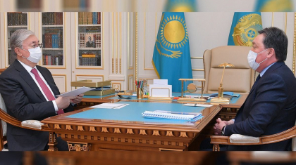 Асқар Мамин Президентке есеп берді