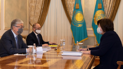 Тоқаев Адам құқықтары жөніндегі уәкіл Эльвира Әзімованы қабылдады