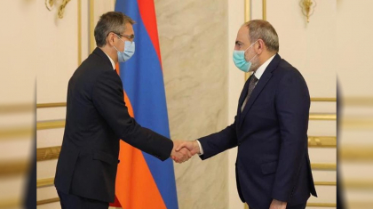 Армениядағы Қазақстан елшісі Никол Пашинянмен кездесті