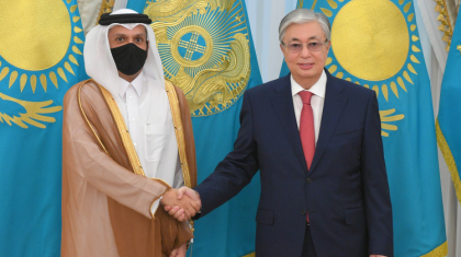Тоқаев қатарлық шейхпен ірі инвестициялық жобалар жайында сөйлесті