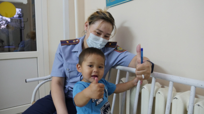 Петропавлда көшеден табылған баланың ата-анасы іздестіріліп жатыр