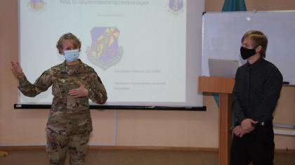 Әскери дәрігерлер АҚШ мамандарымен бірге бітімгершілік миссияға дайындық өткізді
