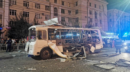 Ресейде жолаушылар автобусы жарылып, бір адам қаза тапты