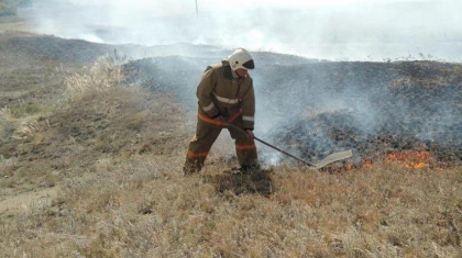 Шемонаиха ауданындағы 6 гектарды шарпыған дала өрті сөндірілді