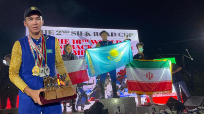 Қазақ спортшысы Тегеранда өткен әлем чемпионатында үш жүлде алды