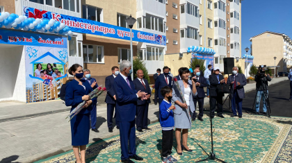 Жетісуда жағдайы нашар 60 жанұя баспаналы болды
