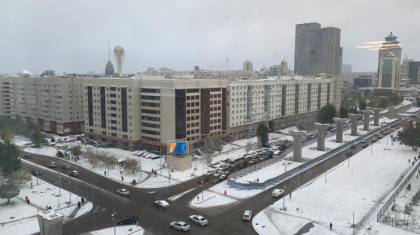 Астана қар астында қалды: бір тәулікте 96 жол-көлік оқиғасы тіркелді