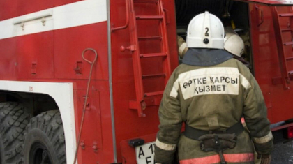 Атырауда азық-түлік қоймасы өртенді
