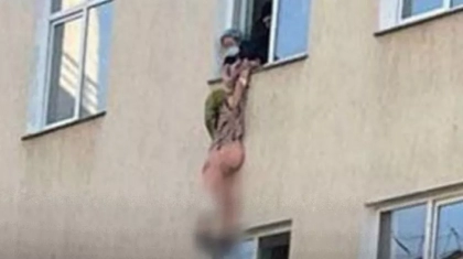 Қаскелеңде 3-қабаттан секіріп кетпек болған жүкті әйел құтқарылды