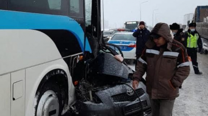 Нұр-Сұлтанда жан түршігерлік жол апаты: бір адам қаза тапты