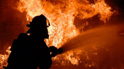 Ақмолада өрт сөндірушілер ер адамды өрттен құтқарып қалды