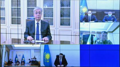 Мемлекет басшысы шұғыл әрекет ету штабының отырысын өткізді