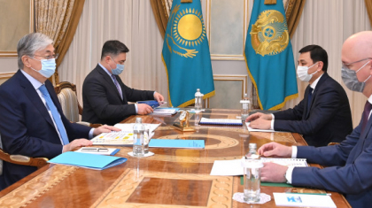 Мемлекет басшысы Роман Скляр мен Алтай Көлгіновті қабылдады